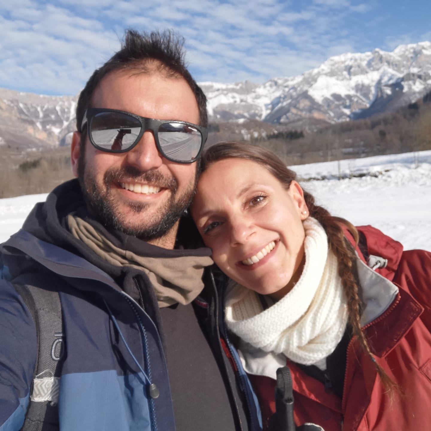 en el right vibe team sulla neve